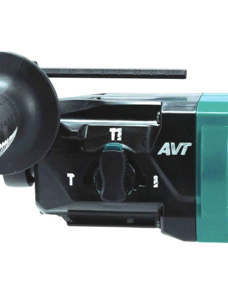 Martillo Rotativo Inalámbrico Makita XRH12ZW 18V con Extractor HEPA