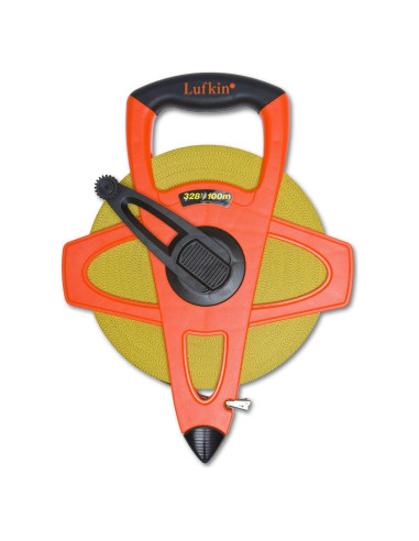 Cinta Métrica de Fibra de Vidrio Crescent Lufkin 100m Naranja