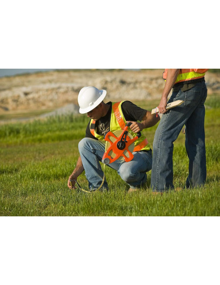 Cinta Métrica de Fibra de Vidrio Crescent Lufkin 100m Naranja