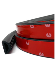 Tira de sellado de goma EPDM PACIXU 6.1m 1.9cm x 1.1cm