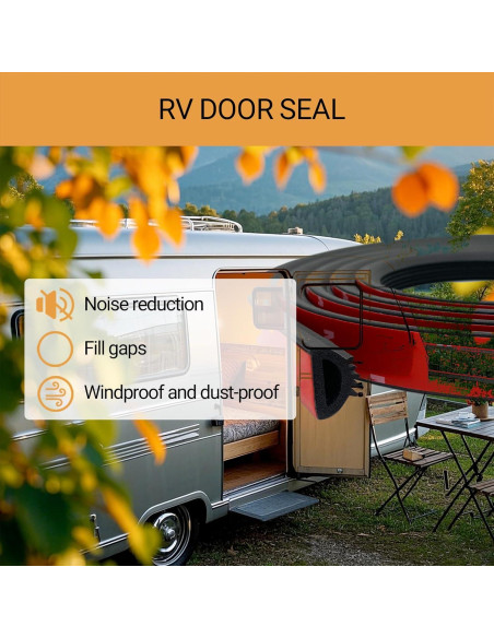 Tira de sellado de goma EPDM PACIXU 6.1m 1.9cm x 1.1cm