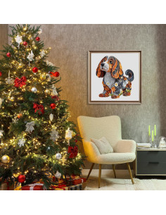 Rompecabezas de Madera DOCRAGI Perro Salchicha 95 Piezas 21.6x19.1cm 2