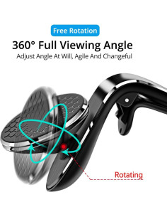 Soporte Magnético para Teléfono Kinizuxi con Rotación 360 - Negro 2