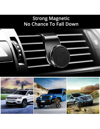 Soporte Magnético para Teléfono Kinizuxi con Rotación 360 - Negro
