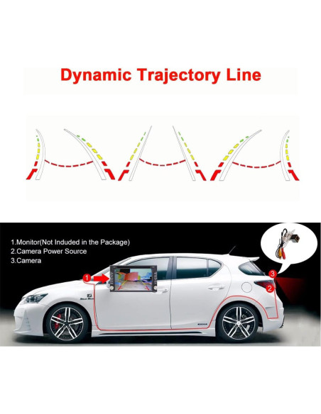 Cámara de visión trasera Vlicevrn para Toyota RAV4 2005-2012