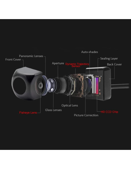 Cámara de visión trasera Vlicevrn para Toyota RAV4 2005-2012