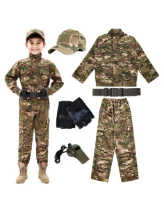 Ropa Táctica para Niños Camuflaje Militar - Uniforme Completo