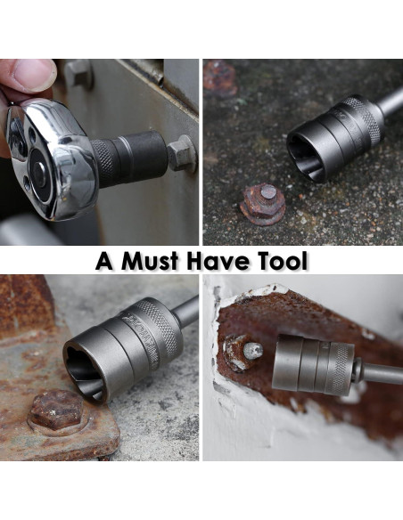 Kit de Extractores de Tornillos THINKWORK 32 Piezas Acero