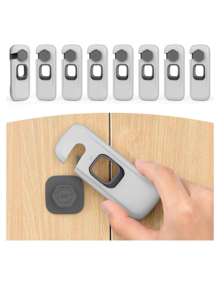 Cerraduras de Seguridad para Gabinetes Dorabaliy - 8 Unidades