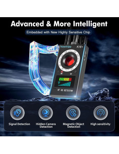 Detector de Cámaras Ocultas HawkSpy K18 - Portátil y Eficaz 2