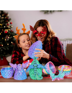 Huevo Sorpresa Dragón Alado Balkwan 9.5cm Juguete Coleccionable 2