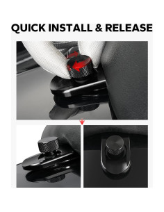 Kit Tornillos Montaje Rápido Amazicha Acero Inoxidable Negro 2