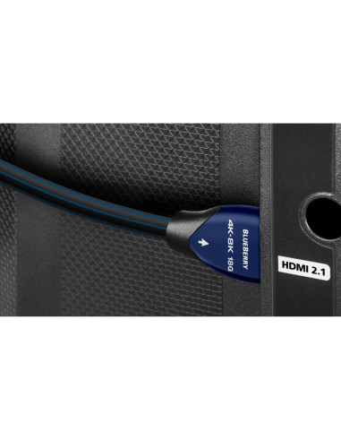 Cable HDMI AudioQuest HDM18BLUE300 3m 18Gbps 4K-8K Negro
