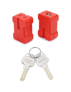 Bloqueo de Enchufe QWORK con Llave - Paquete de 4 Unidades 2