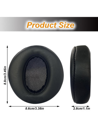Almohadillas de Reemplazo UOWGA para Auriculares Sony MDR-XB950