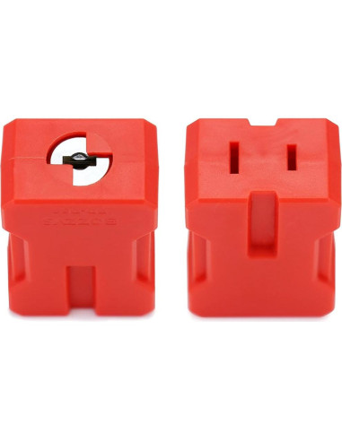 Bloqueo de Enchufe QWORK con Llave - Paquete de 4 Unidades