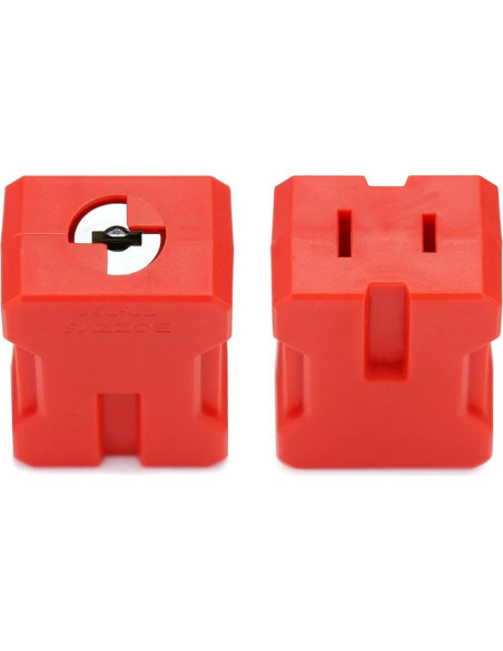 Bloqueo de Enchufe QWORK con Llave - Paquete de 4 Unidades