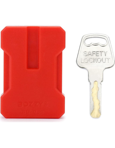 Bloqueo de Enchufe QWORK con Llave - Paquete de 4 Unidades