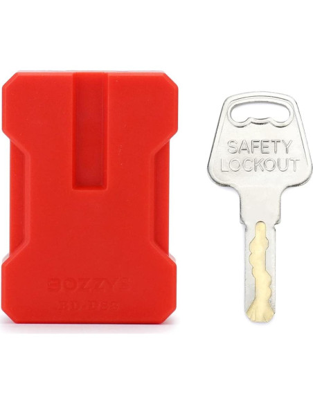 Bloqueo de Enchufe QWORK con Llave - Paquete de 4 Unidades