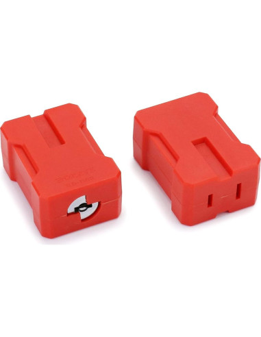 Bloqueo de Enchufe QWORK con Llave - Paquete de 4 Unidades