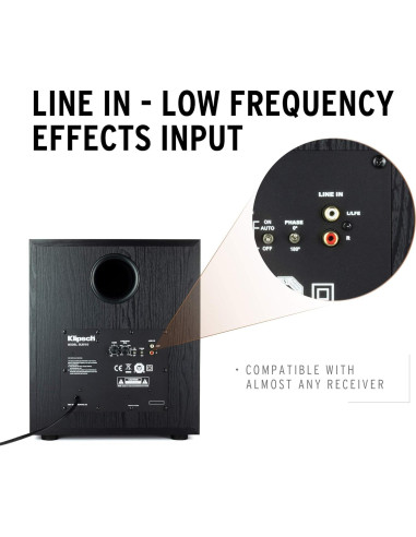 Klipsch SUB-100 Synergy Black Label Subwoofer Par 10"