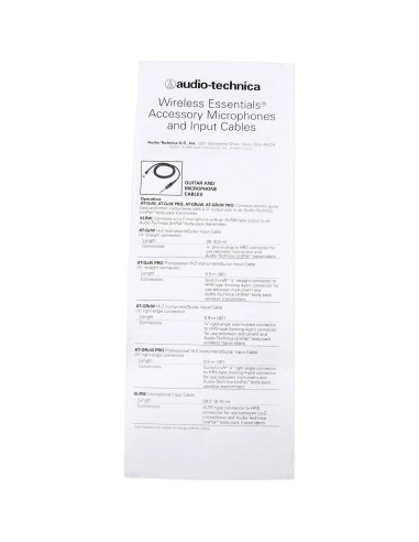 Micrófono de Instrumento Cardioide Audio-Technica PRO 35cW + Auriculares Rockville PRO-M50