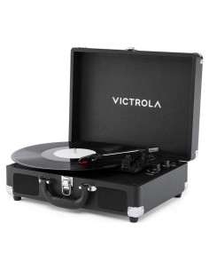 Reproductor de Discos Victrola Journey II Bluetooth Negro