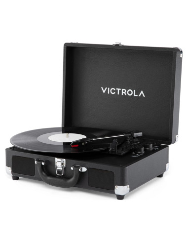 Reproductor de Discos Victrola Journey II Bluetooth Negro