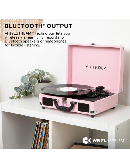 Reproductor de Discos Victrola Journey II Bluetooth Negro