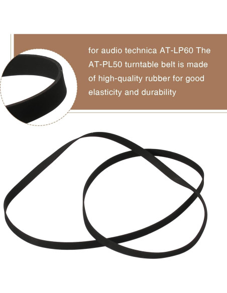Correa de Tocadiscos Sxkxm 320x4x1mm para Audio-Technica AT-PL50 AT-LP60