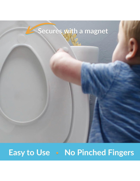 Asiento de Inodoro Mayfair Elongado con Entrenador Infantil Galleta