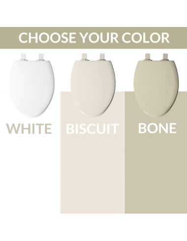 Asiento de Inodoro Mayfair Elongado con Entrenador Infantil Galleta