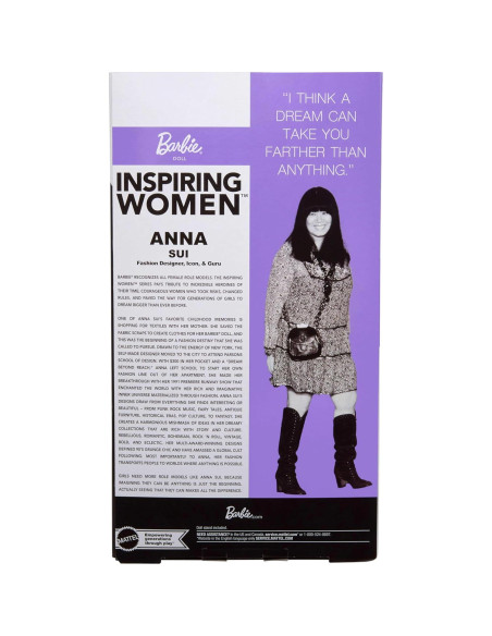 Muñeca Barbie Mujeres Inspiradoras Anna Sui Boho Chic