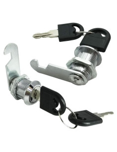 Cerradura de cilindro CORGRE 16mm con llave - 2 Pack