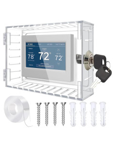 Caja de Bloqueo para Termostato Upifen 15.5x9.8 cm con Llave