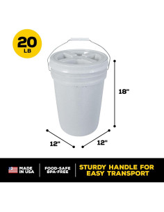 Contenedor de Almacenamiento de Comida para Perros Gamma2 9kg 2