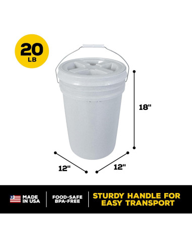 Contenedor de Almacenamiento de Comida para Perros Gamma2 9kg