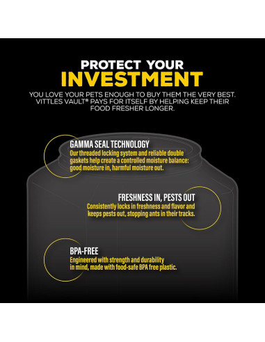 Contenedor de Almacenamiento de Comida para Perros Gamma2 9kg