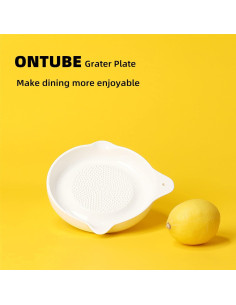 Rallador de Cerámica ONTUBE 14 cm Blanco Multifuncional 2