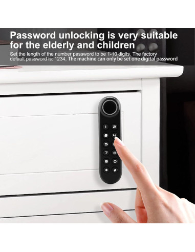 Cerradura de Gabinete MYPIN con Huella Dactilar y USB