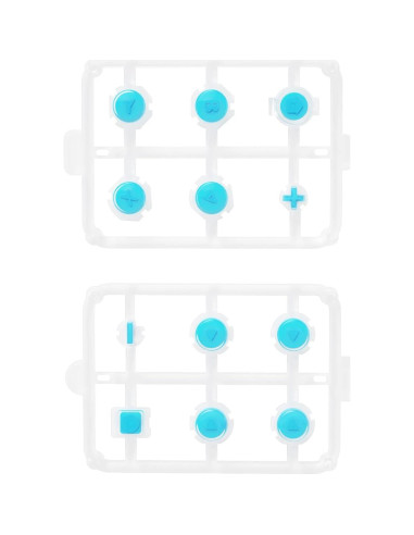 Botones de Gel eXtremeRate para JoyCon Nintendo Switch Azul Claro