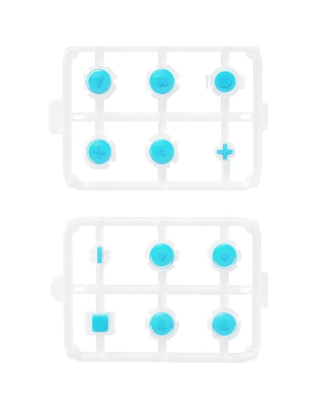 Botones de Gel eXtremeRate para JoyCon Nintendo Switch Azul Claro