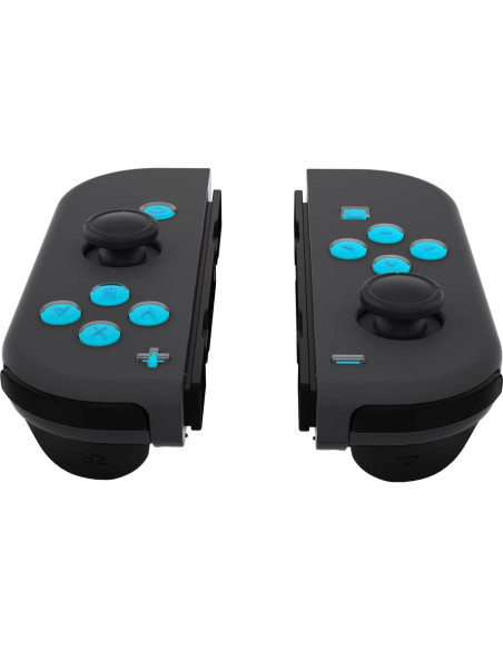 Botones de Gel eXtremeRate para JoyCon Nintendo Switch Azul Claro