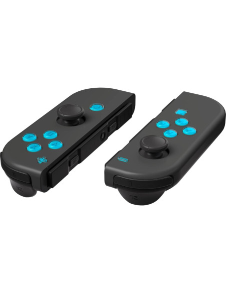Botones de Gel eXtremeRate para JoyCon Nintendo Switch Azul Claro