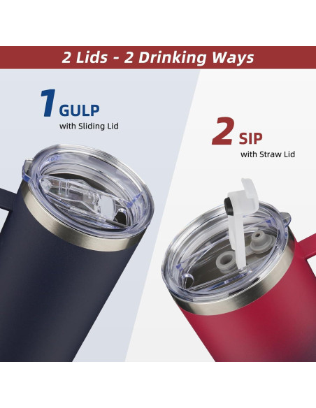 Taza de Café Aislada BJPKPK 740ml Acero Inoxidable Verde Militar