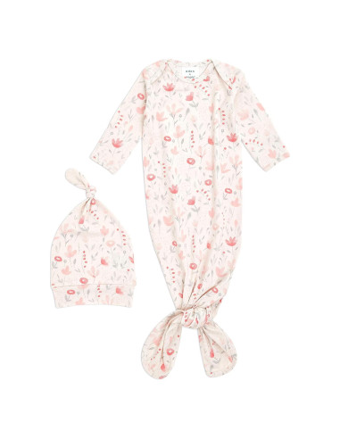 Conjunto Gown y Sombrero Aden + Anais para Bebés 0-3 Meses