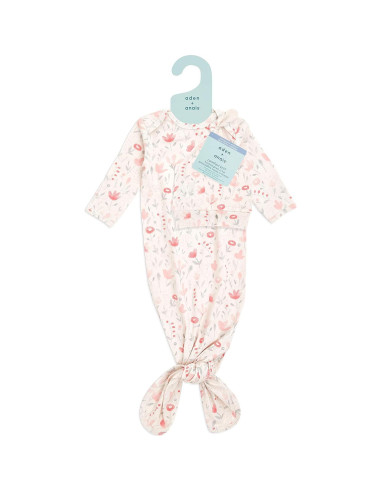 Conjunto Gown y Sombrero Aden + Anais para Bebés 0-3 Meses