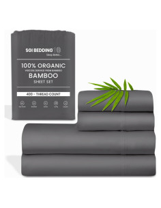 Juego de Sábanas de Lujo SGI Bedding Full 4 Piezas 100% Bambú