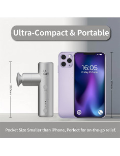 Pistola de Masaje S1 Mini Lindea Portátil 0.195 kg 4 Niveles 2