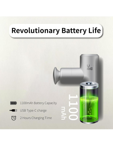 Pistola de Masaje S1 Mini Lindea Portátil 0.195 kg 4 Niveles